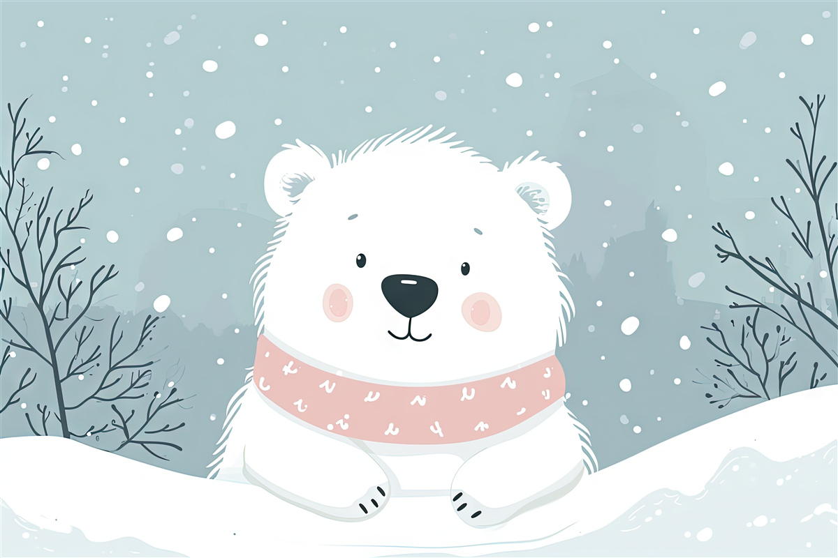 Фотошпалери Прекрасне полярне дитя