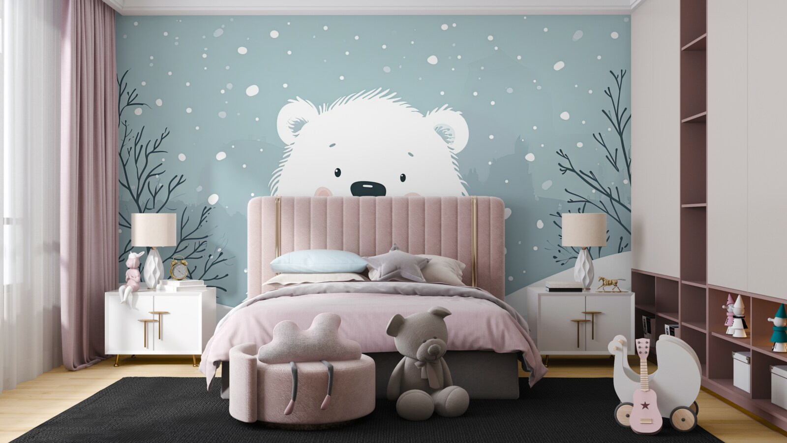 Фотошпалери Прекрасне полярне дитя