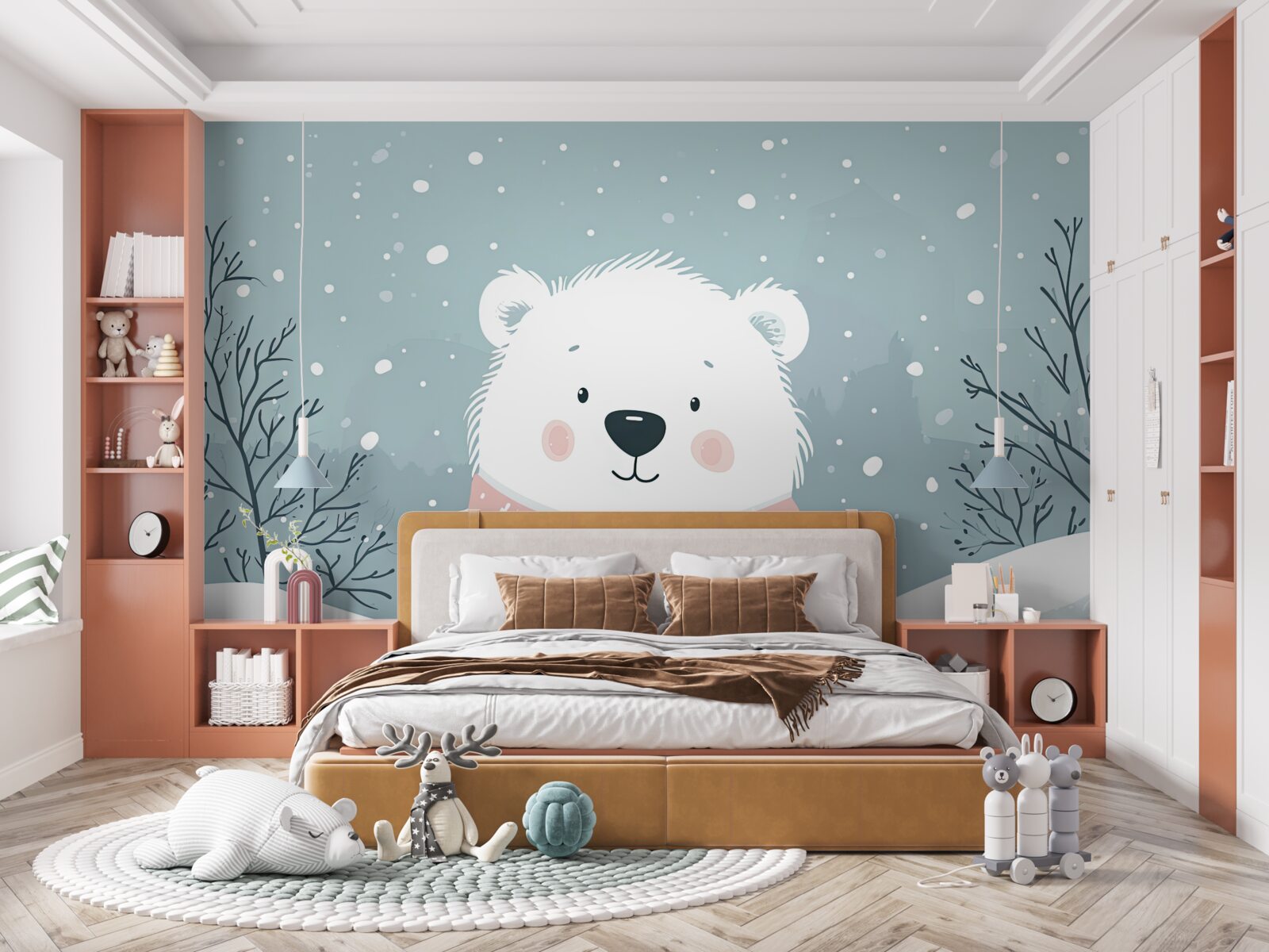 Фотошпалери Прекрасне полярне дитя