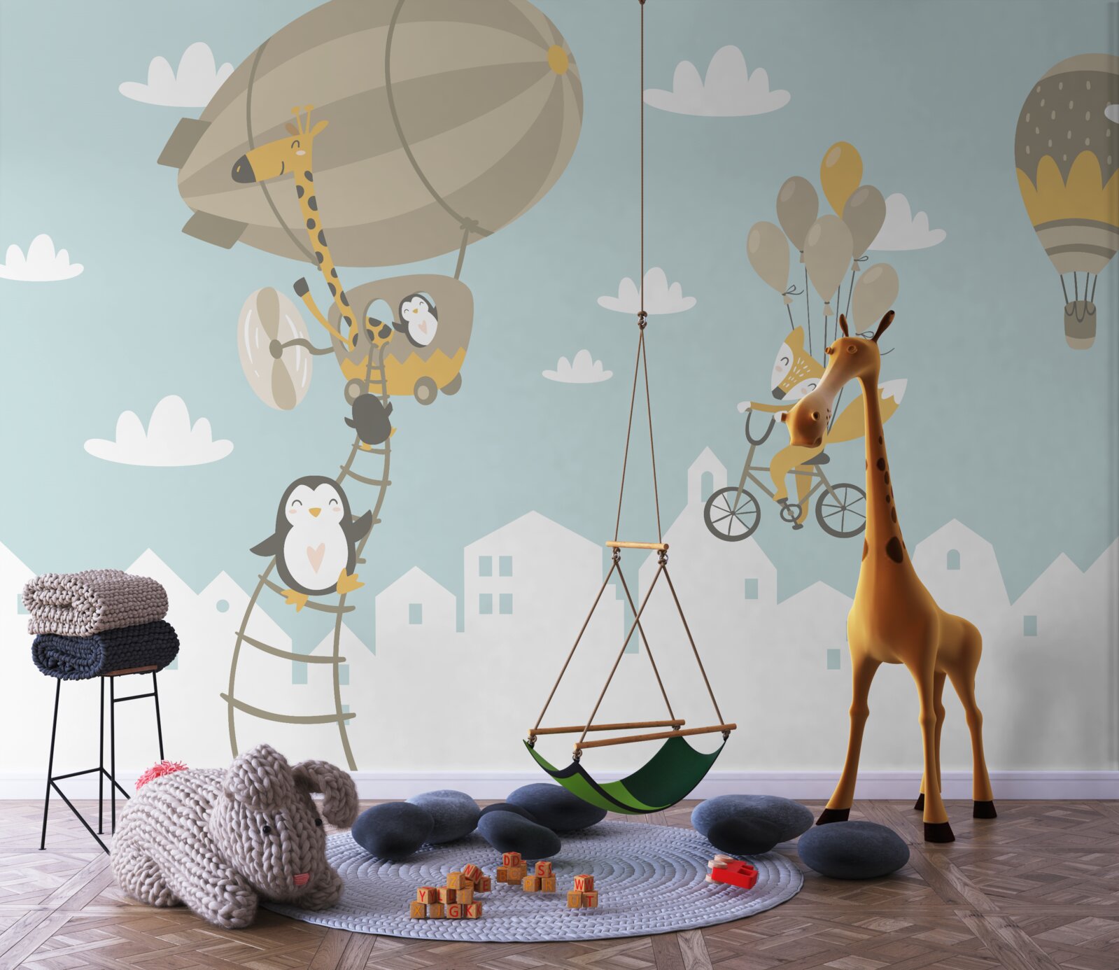 Фотошпалери під час транспортування тварини досліджують повітряний простір