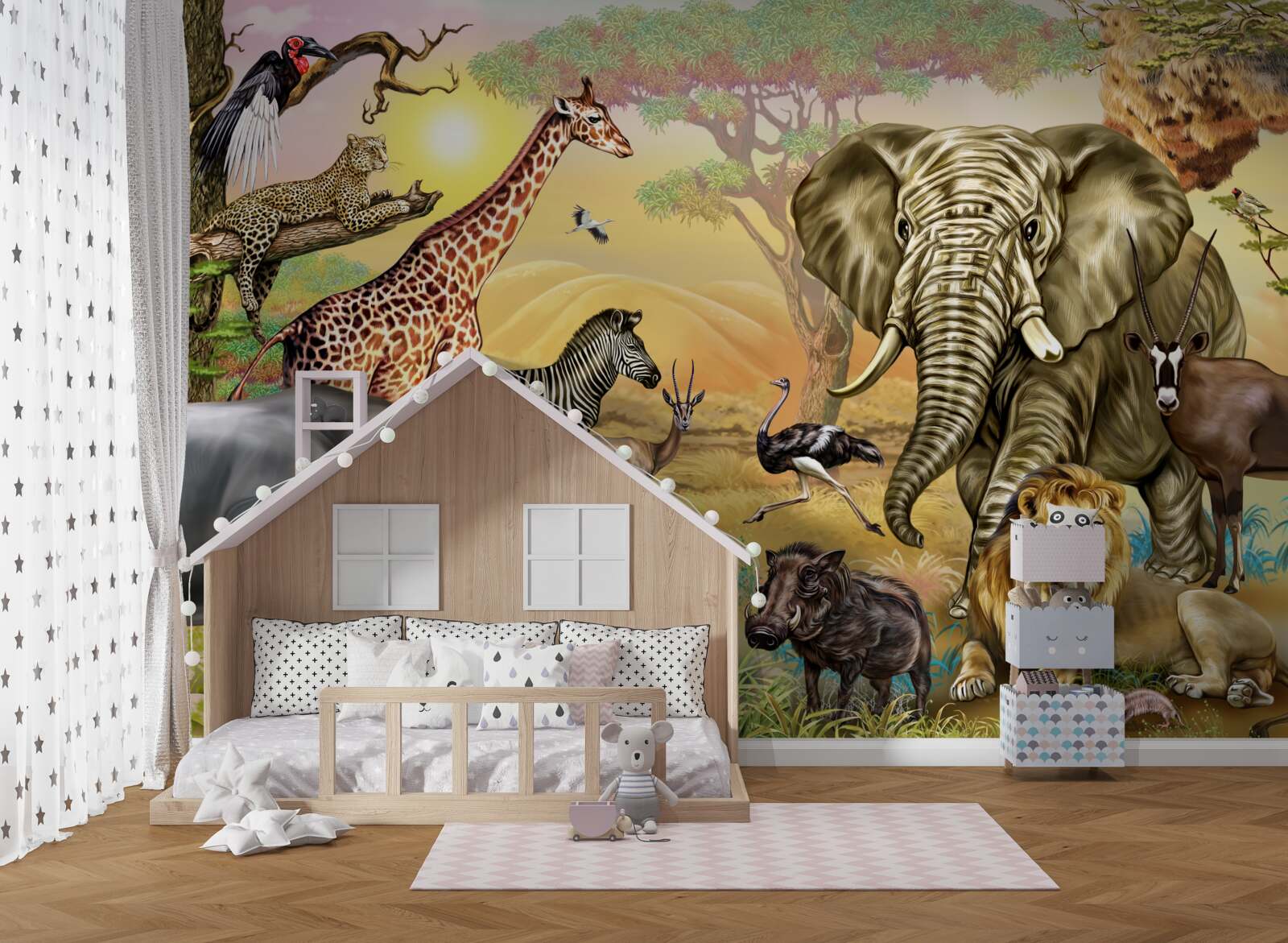 Фотошпалери велика тропічна родина