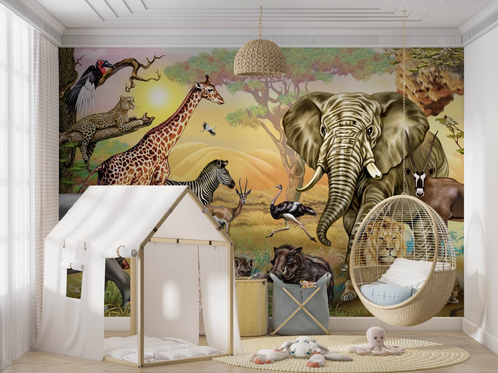 Фотошпалери велика тропічна родина