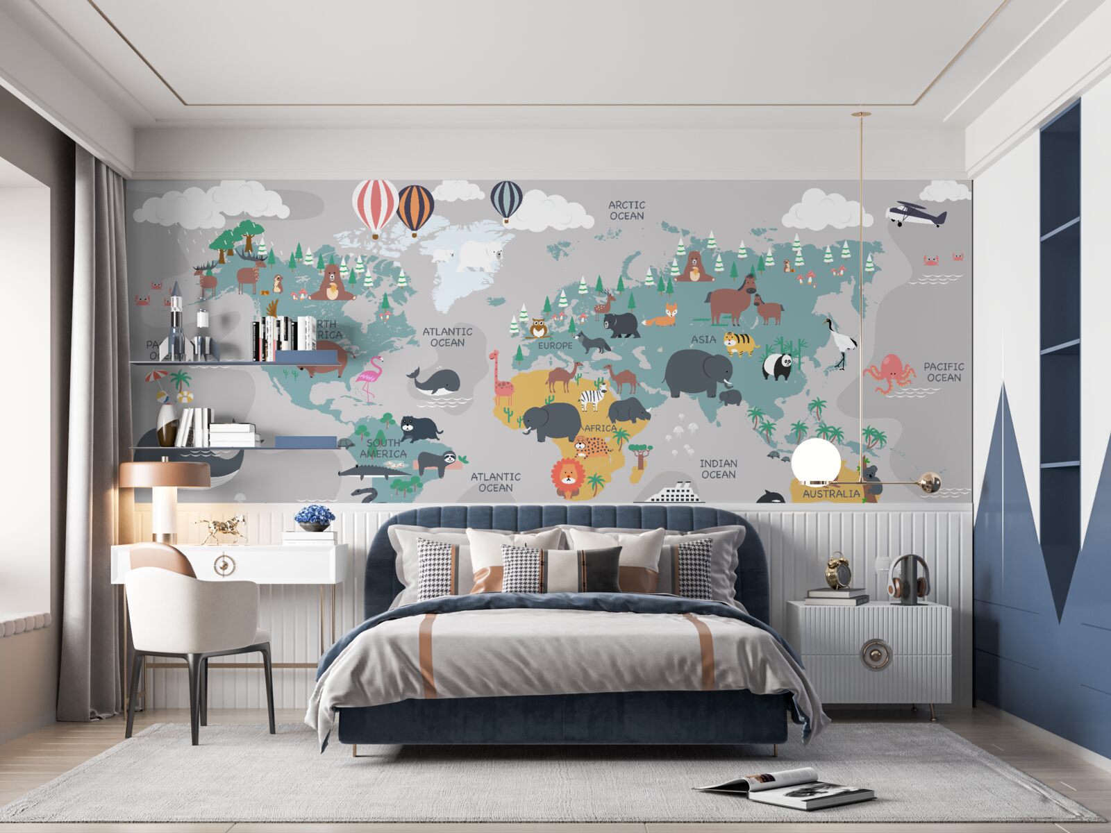 Фотошпалери мирні договори з народами континентів