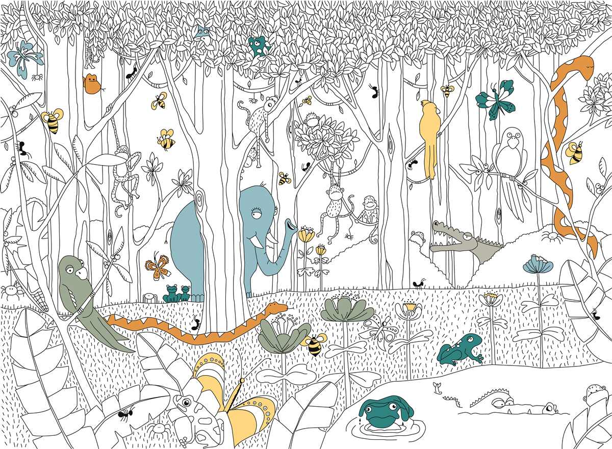 Фотошпалери лісові тварини для дітей