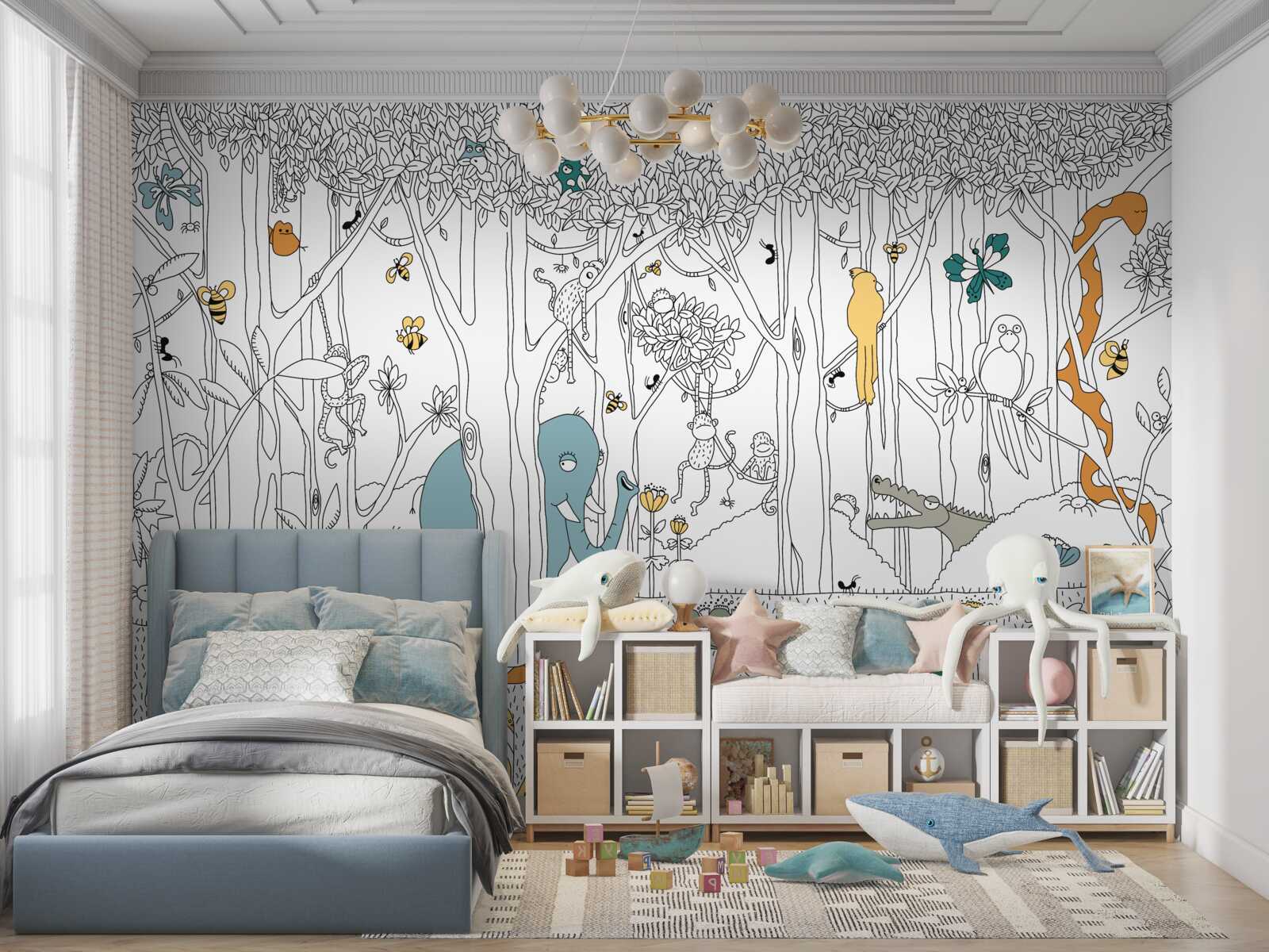 Фотошпалери лісові тварини для дітей