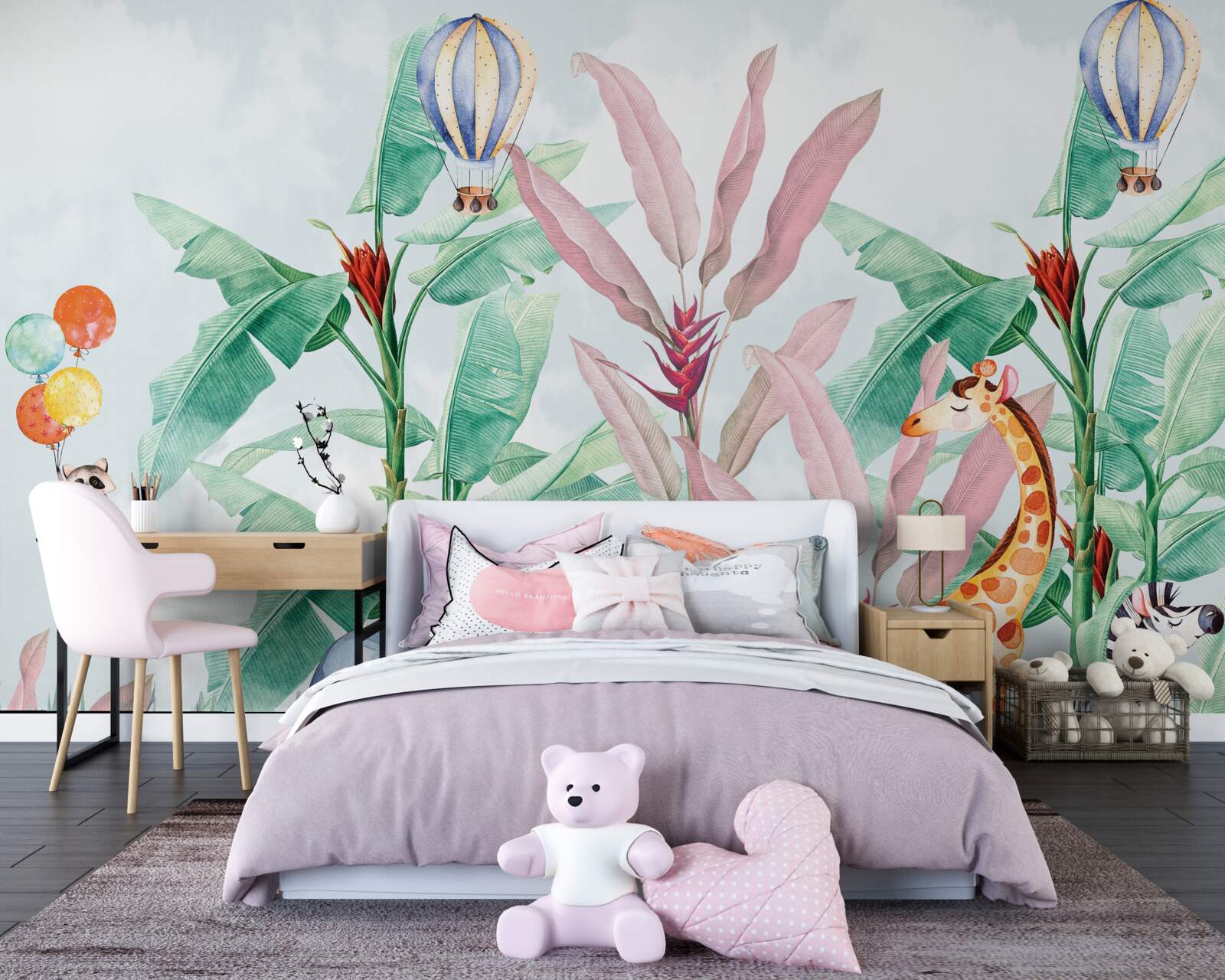 Фотошпалери тропічні мешканці відпочивають у лісі