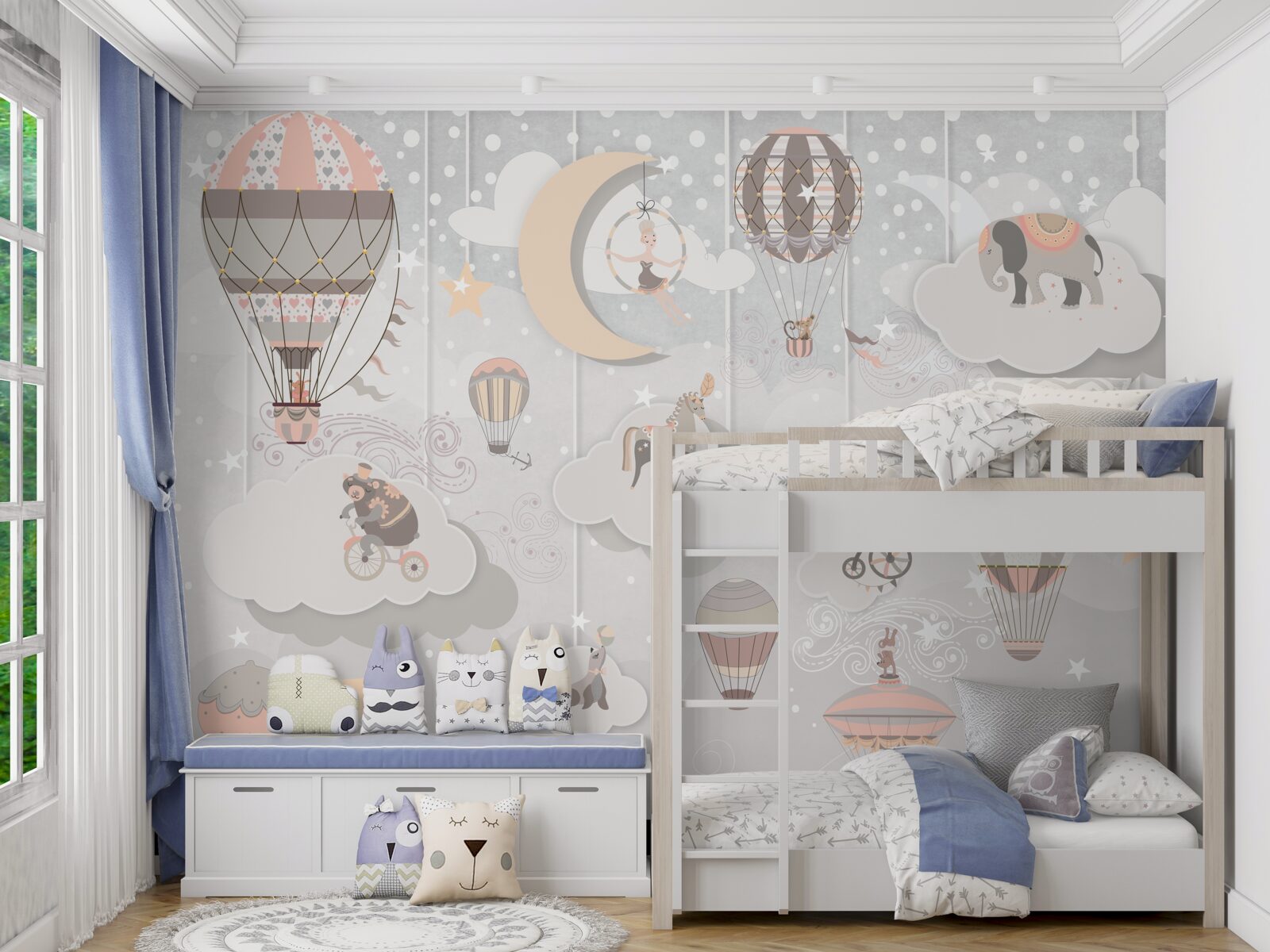 Фотошпалери вночі всі тварини засинають