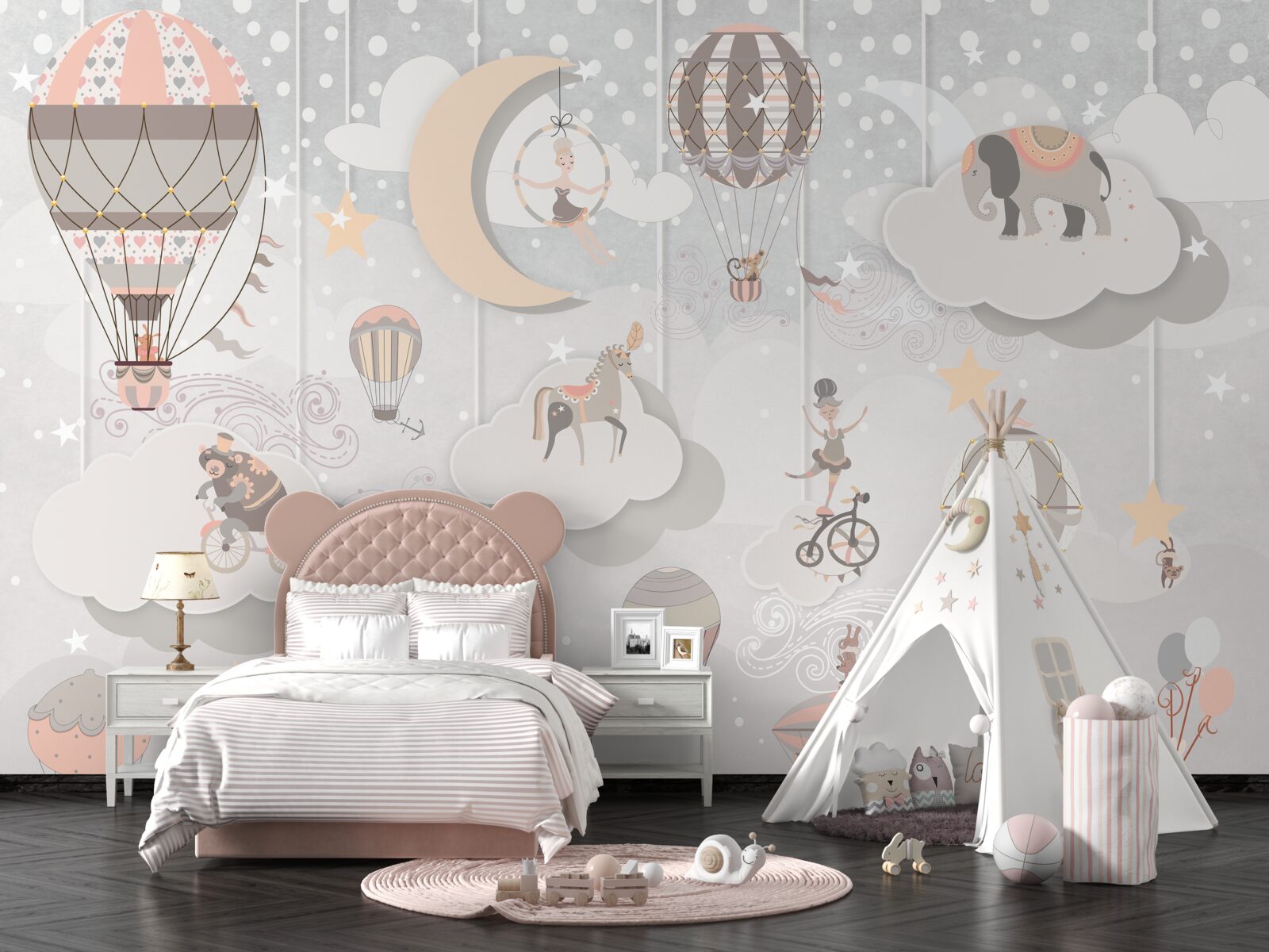 Фотошпалери вночі всі тварини засинають