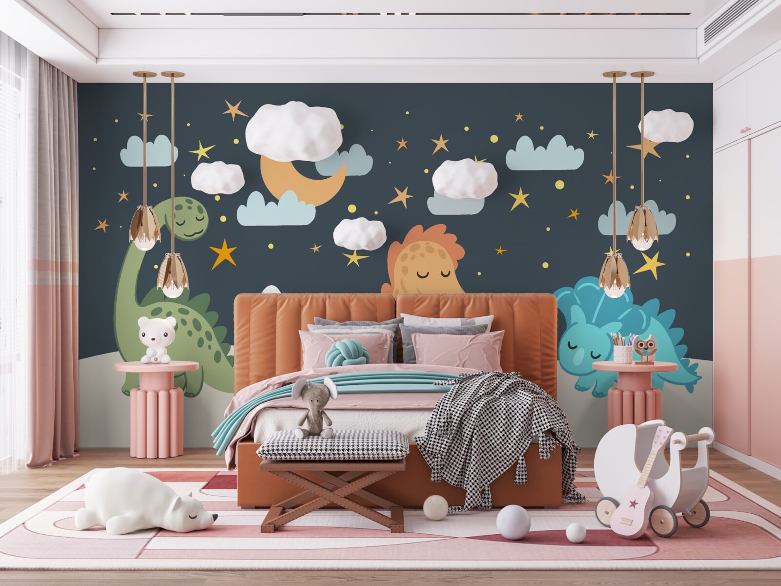 Фотошпалери динозаври засинають