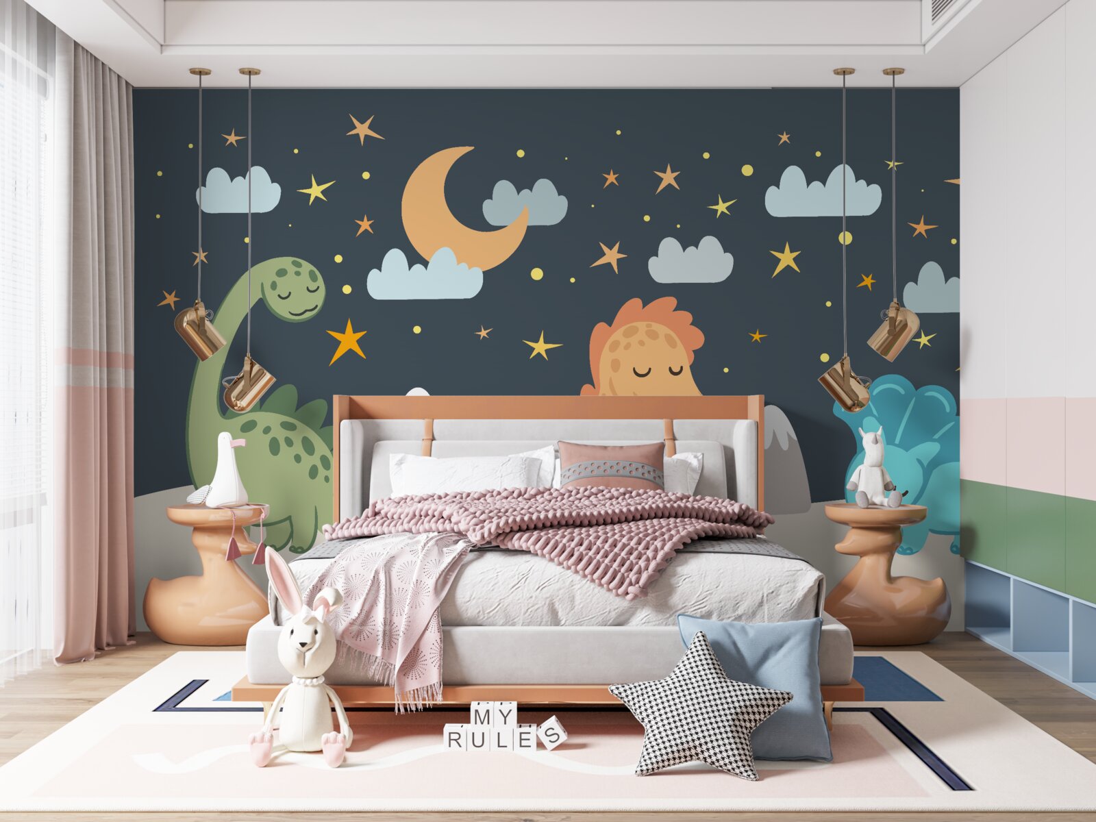 Фотошпалери динозаври засинають