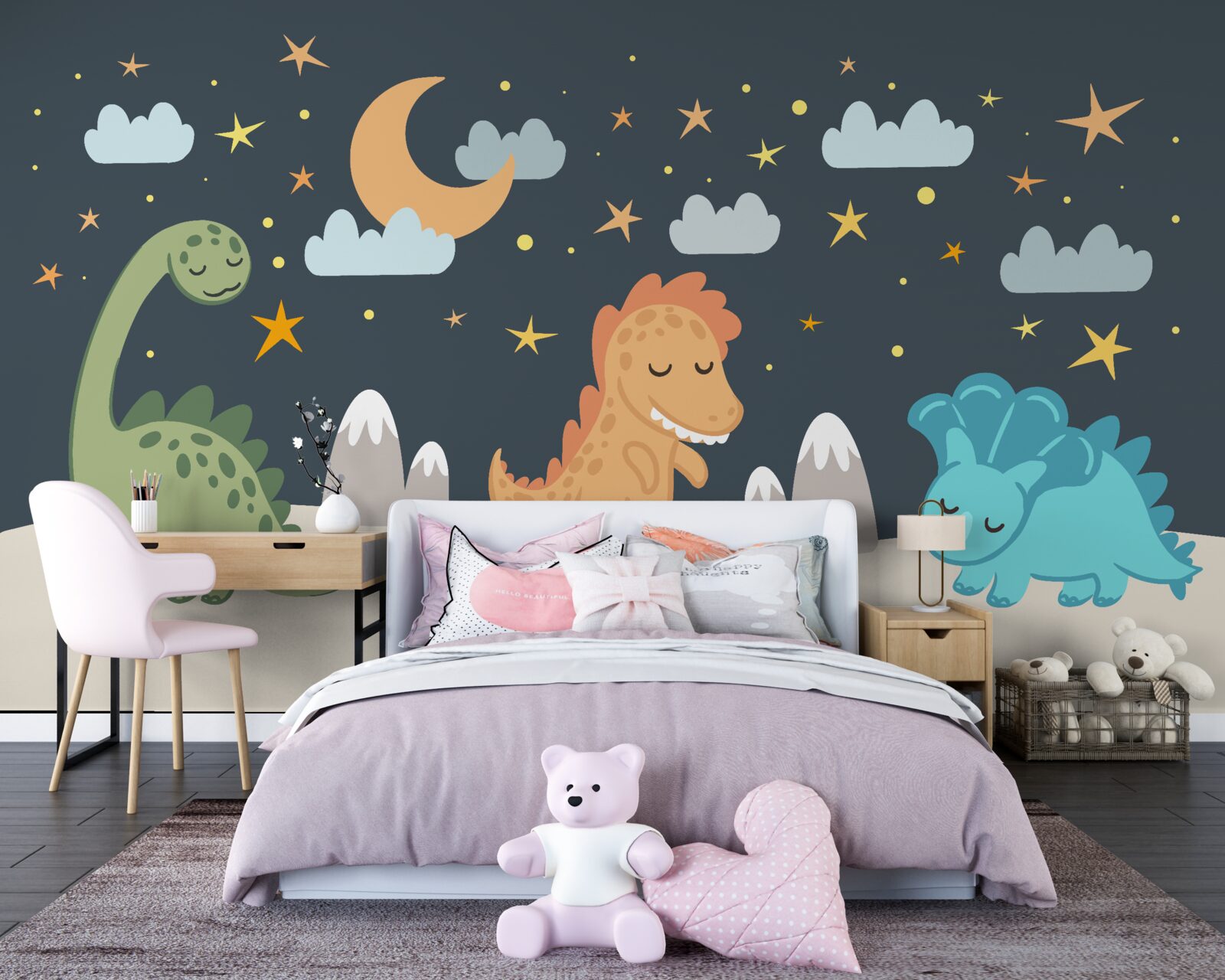 Фотошпалери динозаври засинають