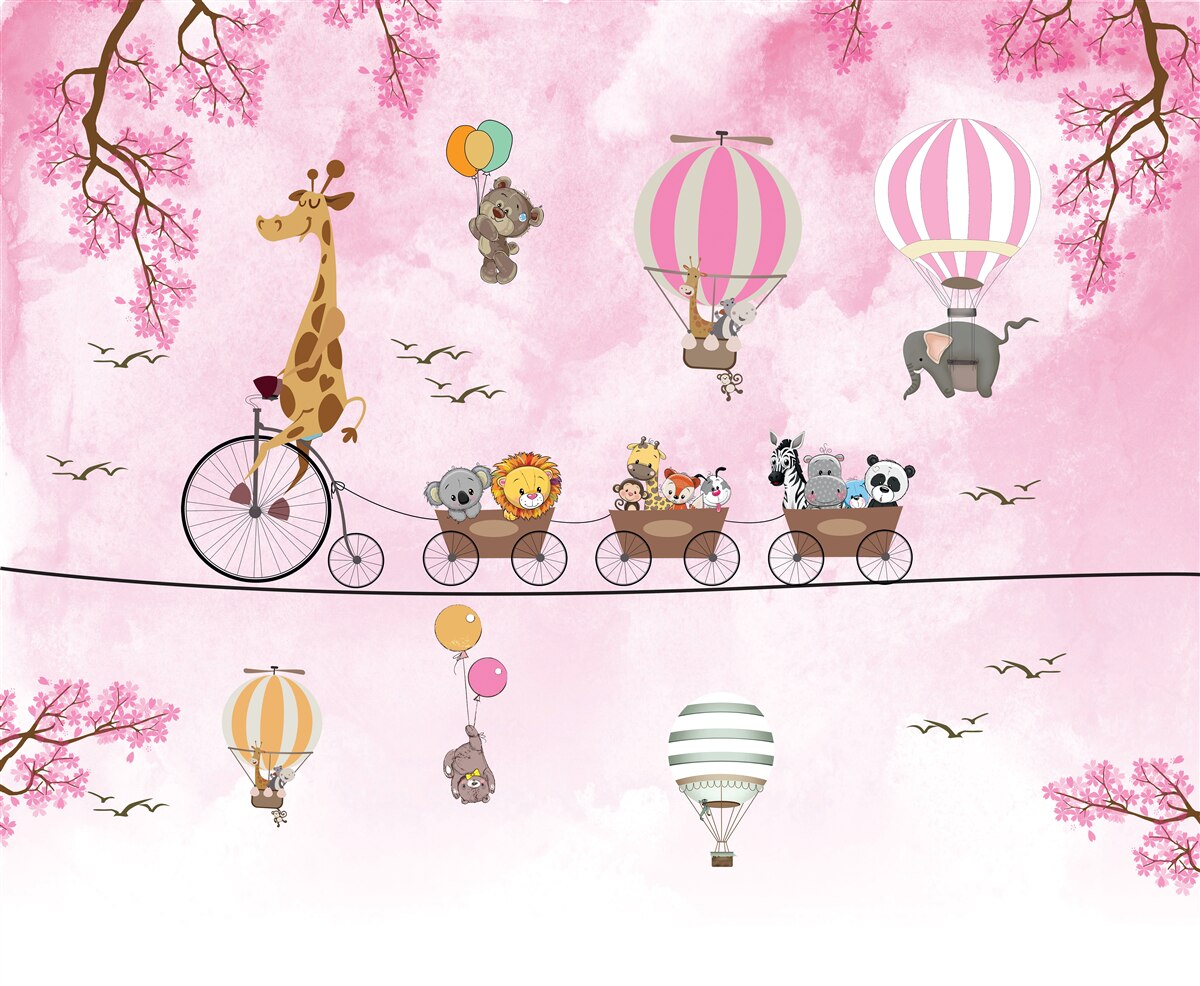 Фотошпалери юні авіатори на високому тросі