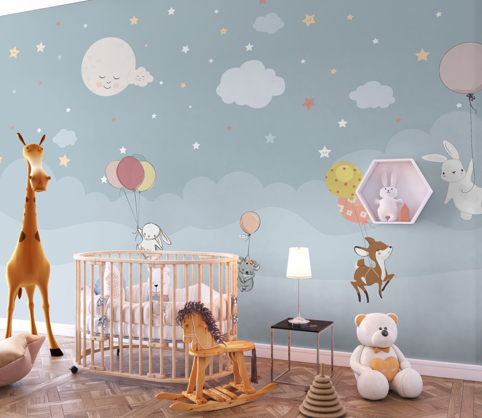 Фотошпалери лісові друзі йдуть відпочивати