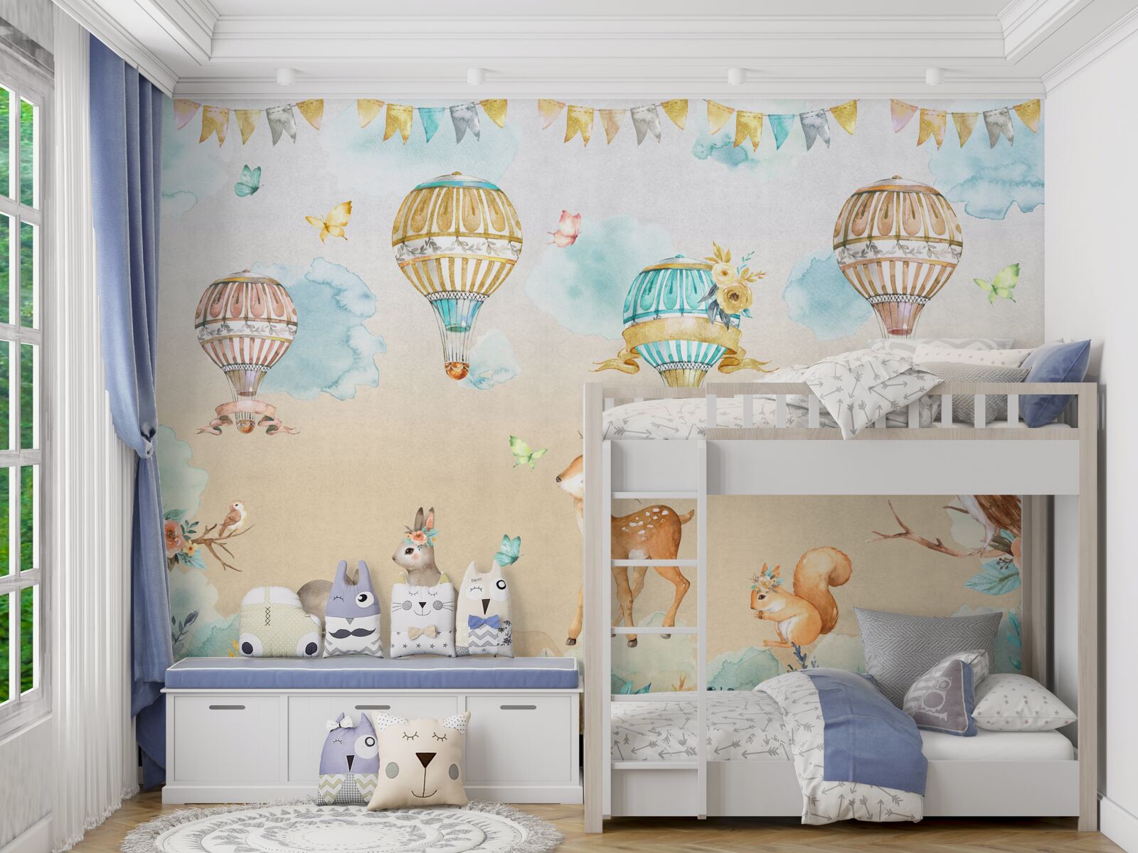 Фотошпалери тварини тріумфують, а повітряні кульки ширяють у повітрі