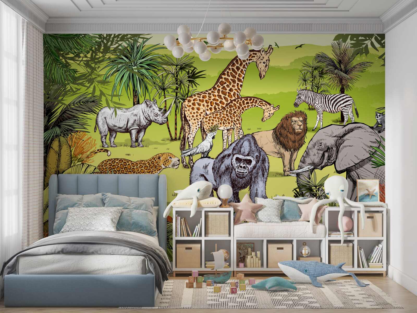 Фотошпалери наймогутніші створіння джунглів