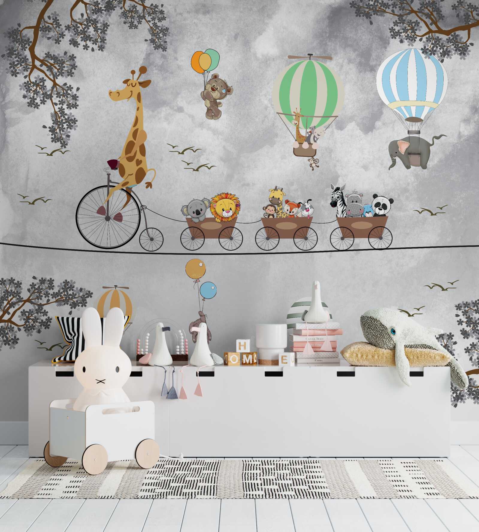 Фотошпалери юні гімнастки на заняттях