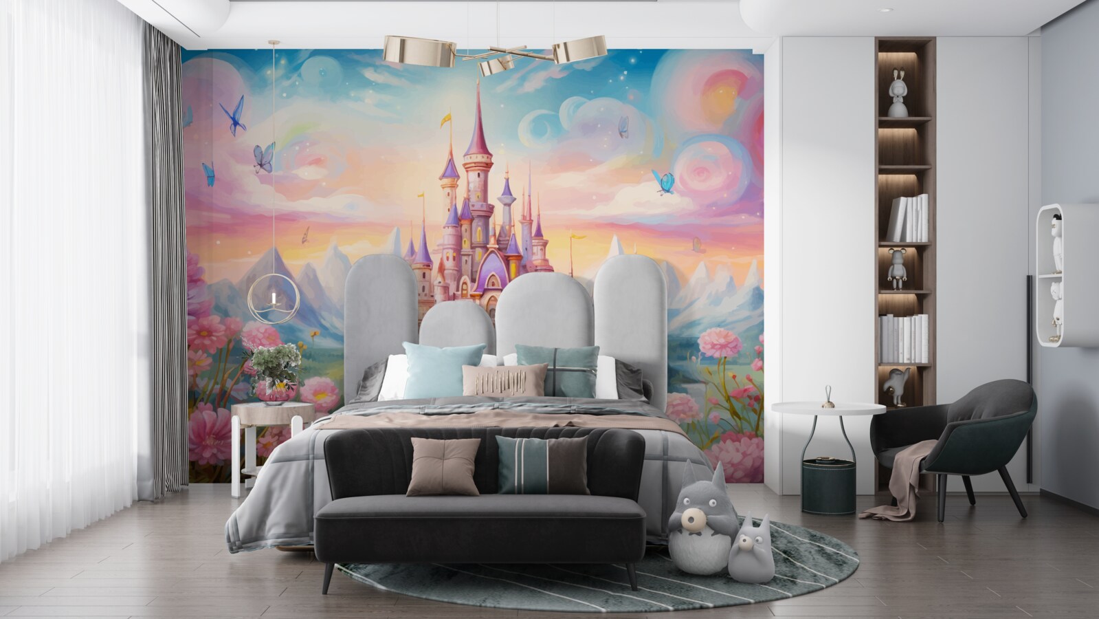 Фотошпалери фортифікаційні споруди принцеси-квітки