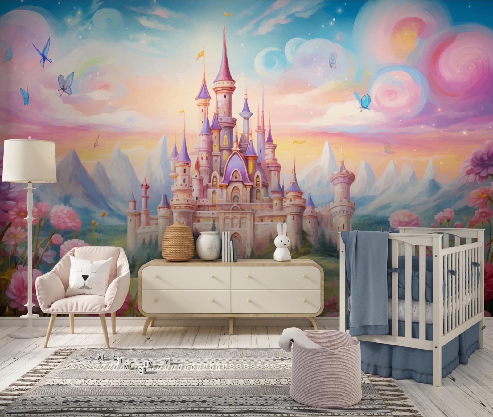 Фотошпалери фортифікаційні споруди принцеси-квітки