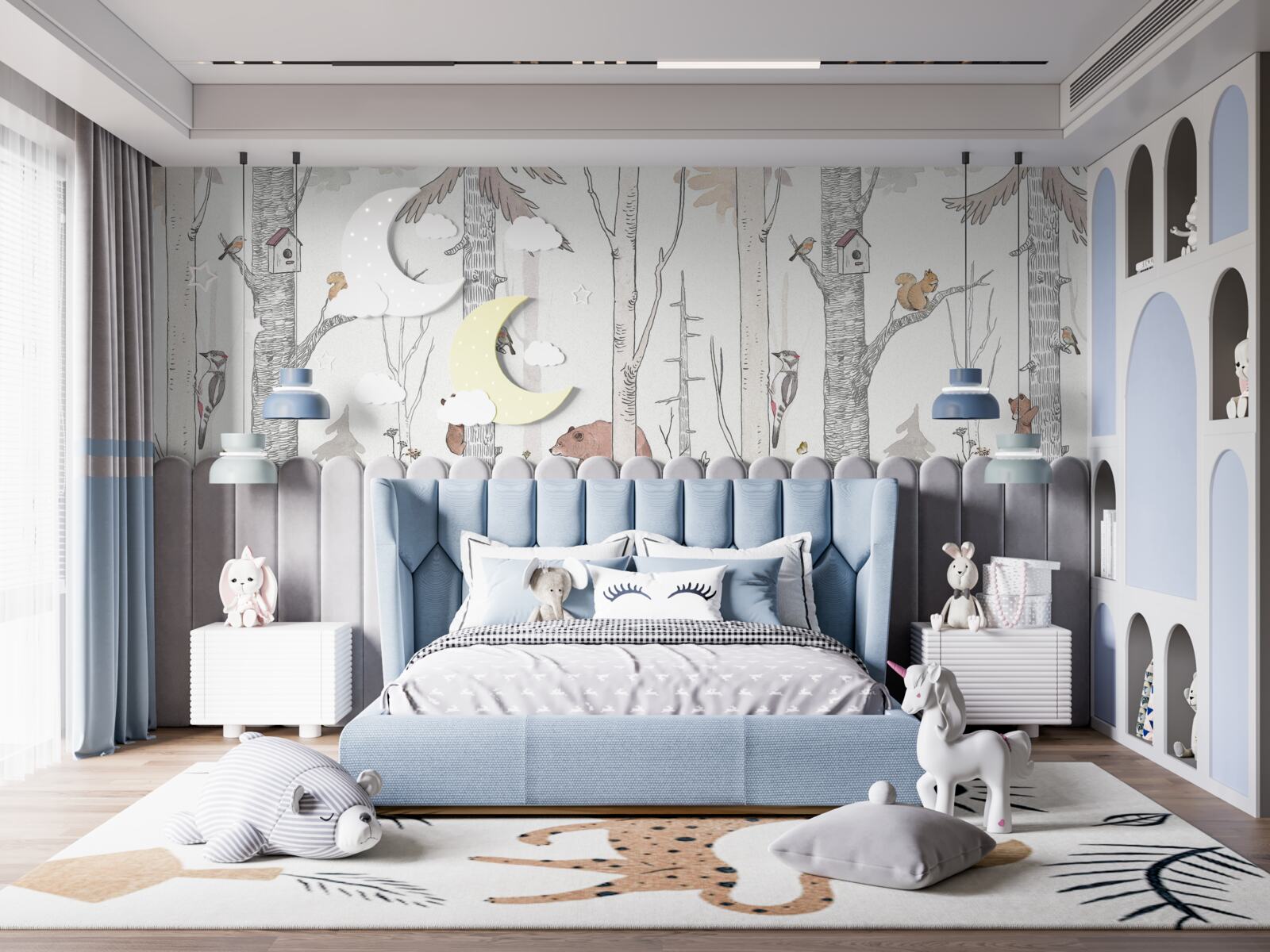 Фотошпалери лісові мешканці зайняті своїми справами