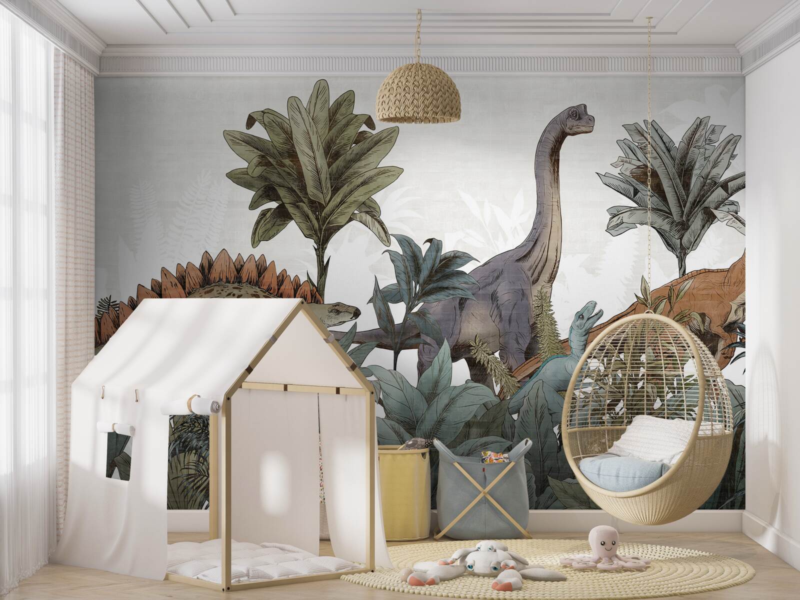 Фотошпалери гігантські античні динозаври