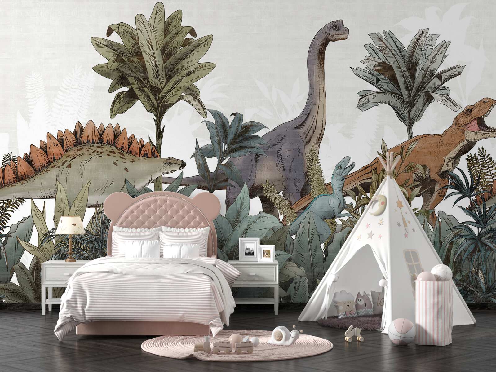 Фотошпалери гігантські античні динозаври