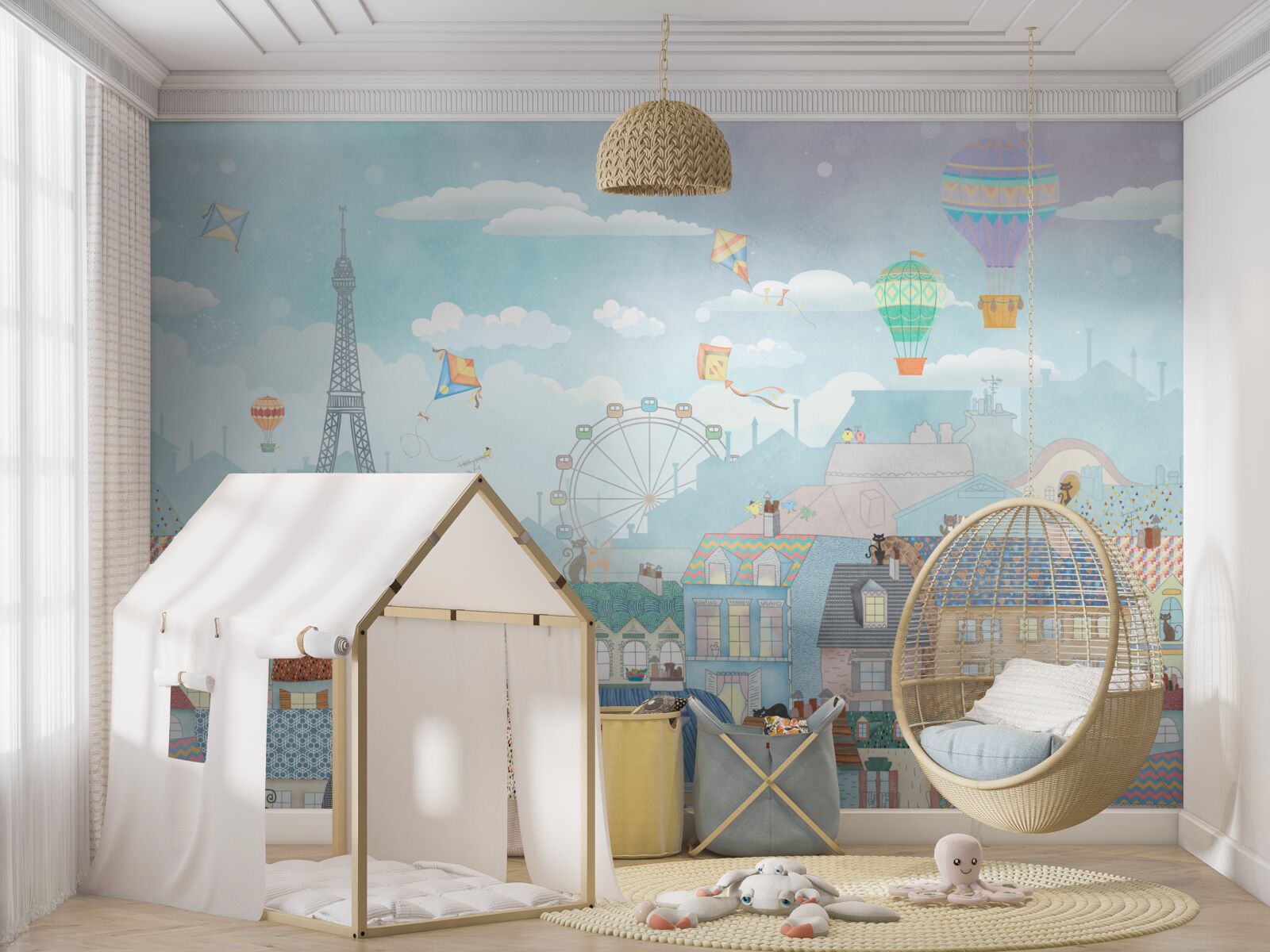 Фотошпалери чарівна чарівна столиця парижа