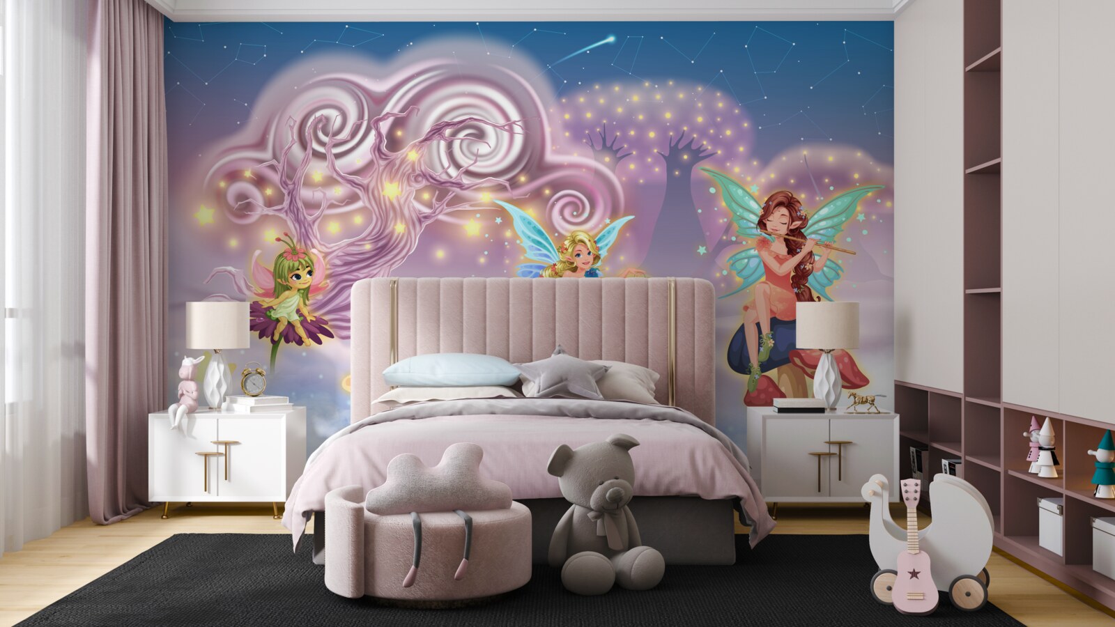 Фотошпалери феї розповідають дітям казки за допомогою пісень