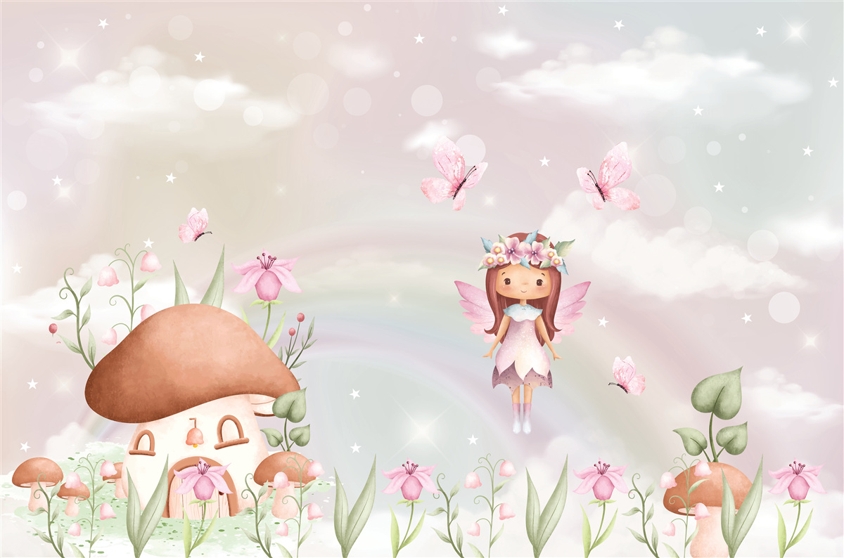 Фотошпалери будиночок лісової феї