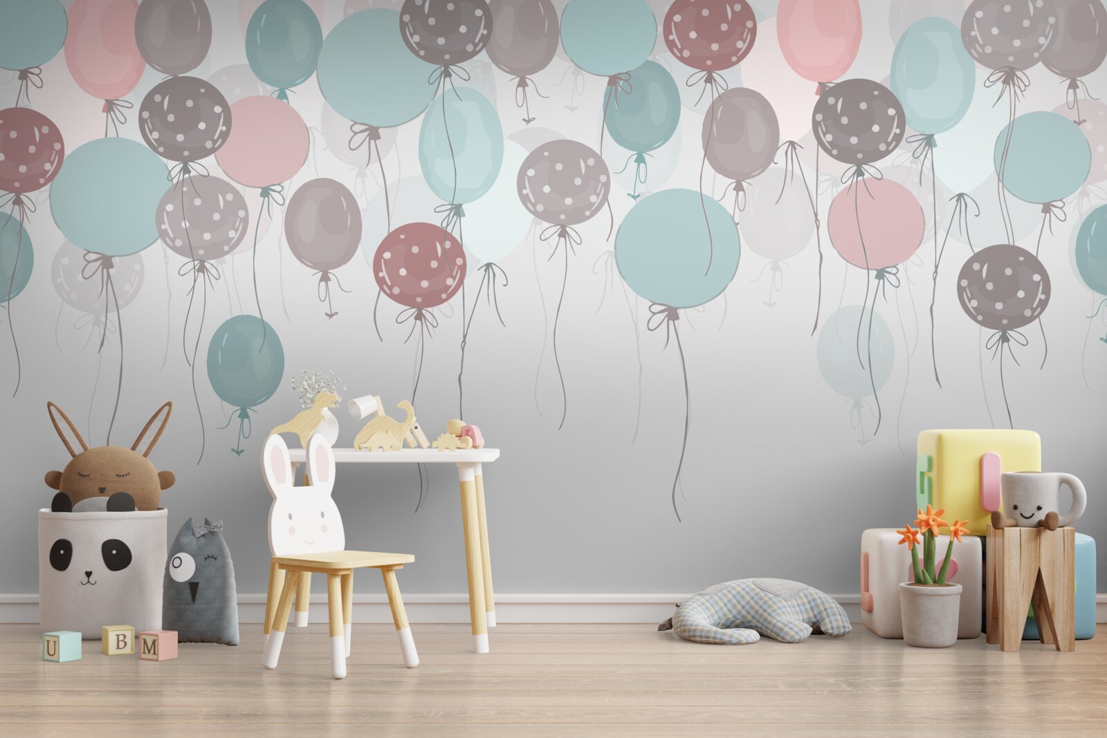 Фотошпалери багато повітряних кульок