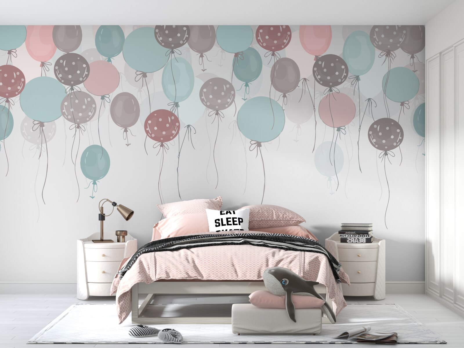 Фотошпалери багато повітряних кульок