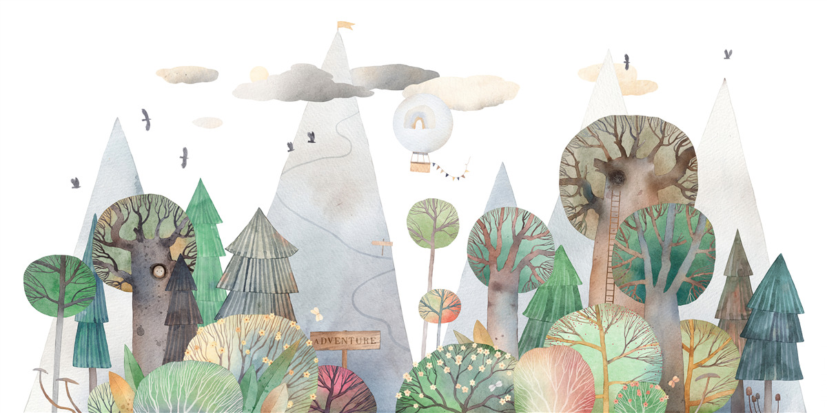 Фотошпалери таємничий чарівний ліс