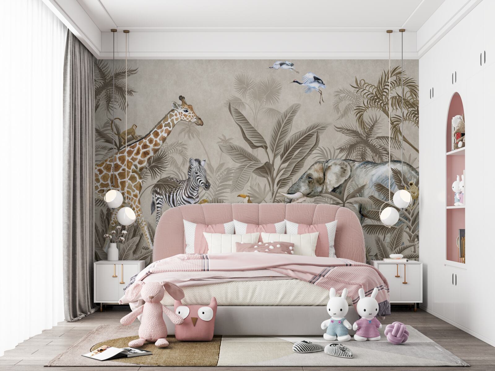 Фотошпалери тварини люблять дощ