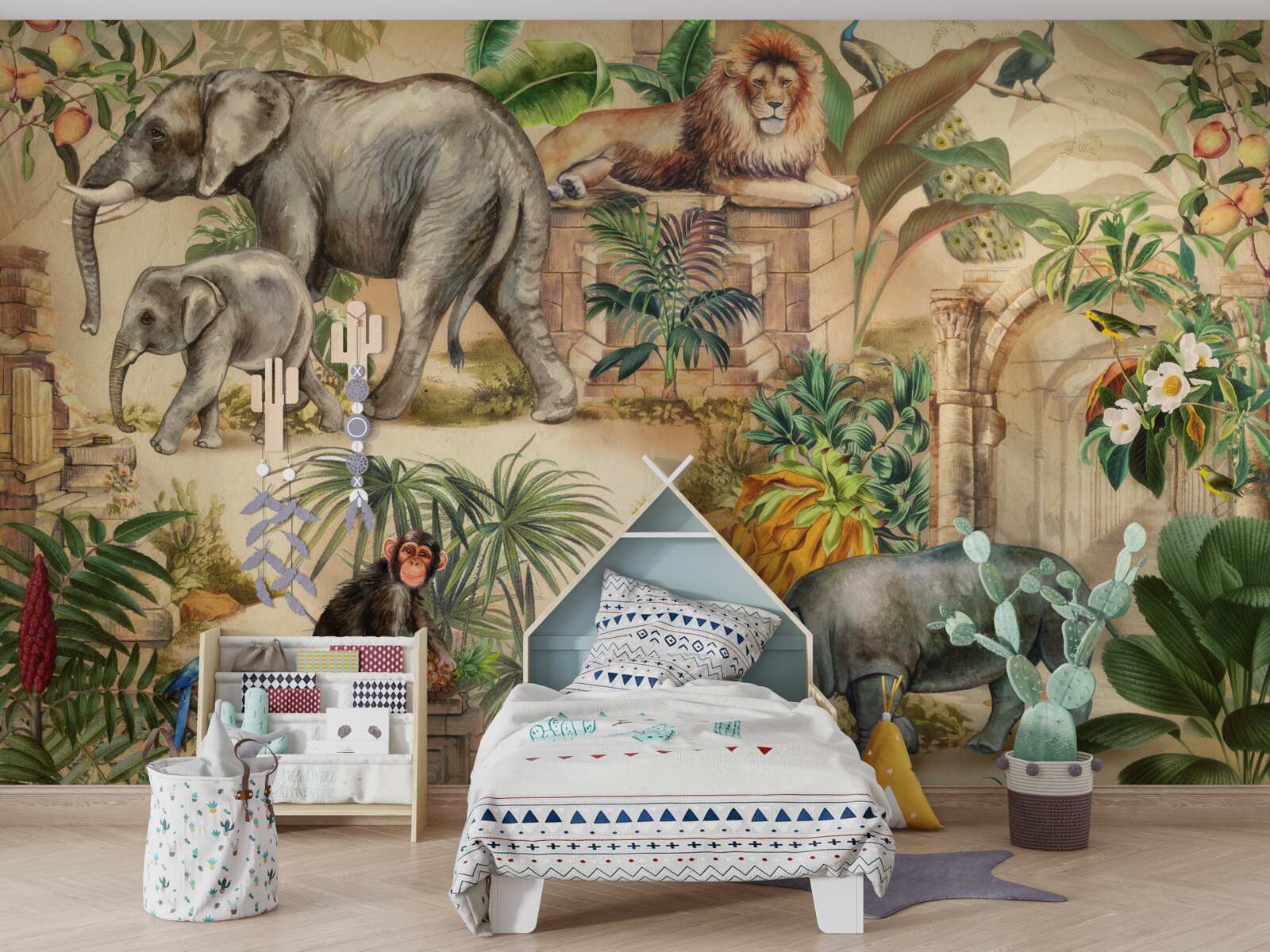 Фотошпалери основні мешканці тропіків