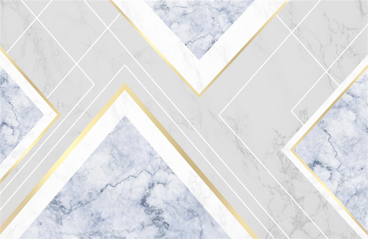 Фотошпалери геометрично правильні візерунки на мармуровій поверхні