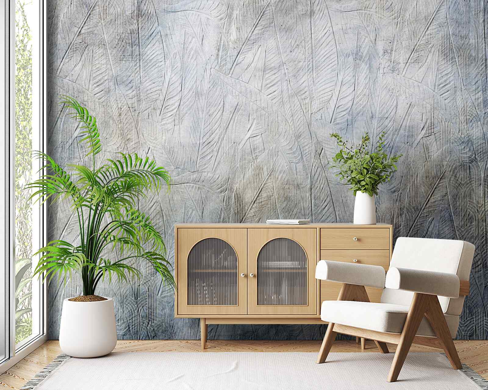 Фотошпалери площа листя