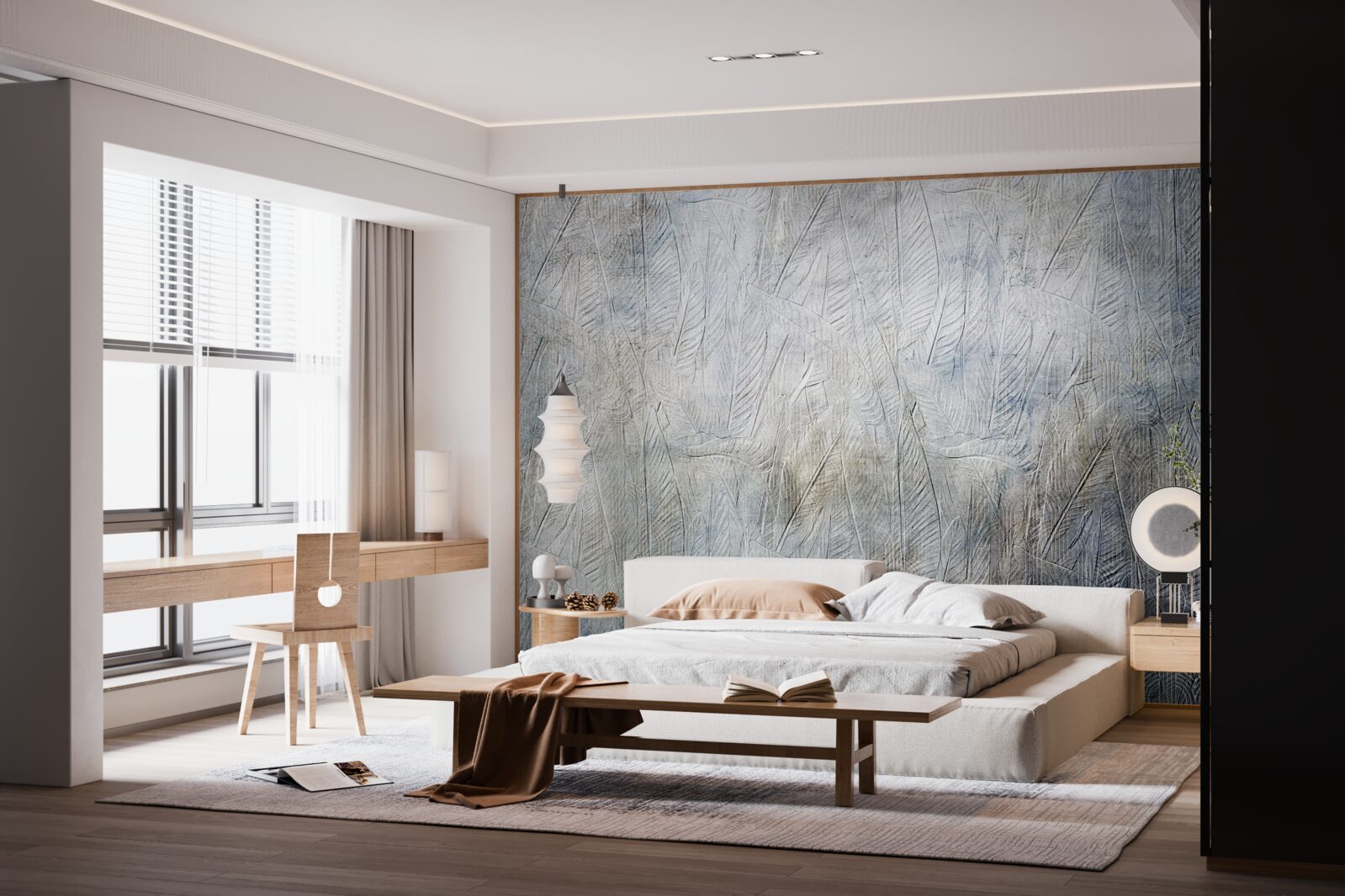 Фотошпалери площа листя