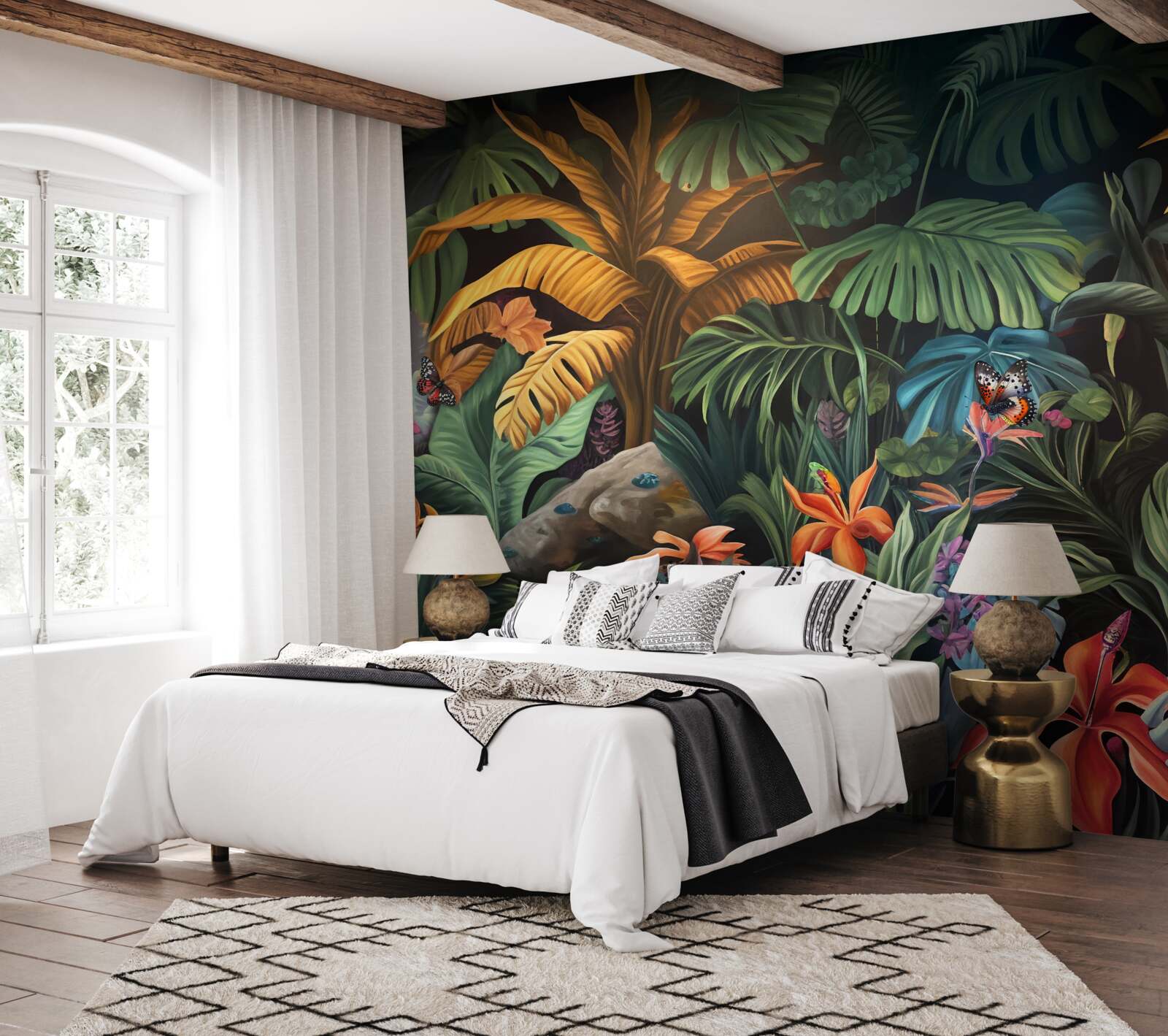 Фотошпалери густа зелень тропічних лісів