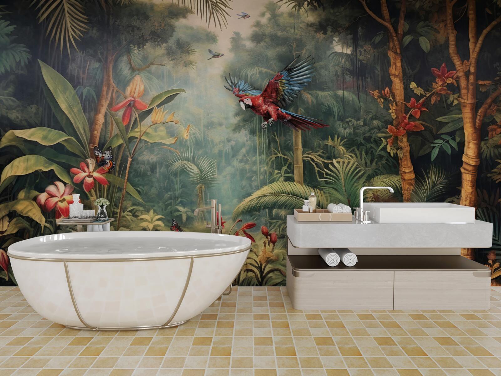 Фотошпалери мешканці джунглів