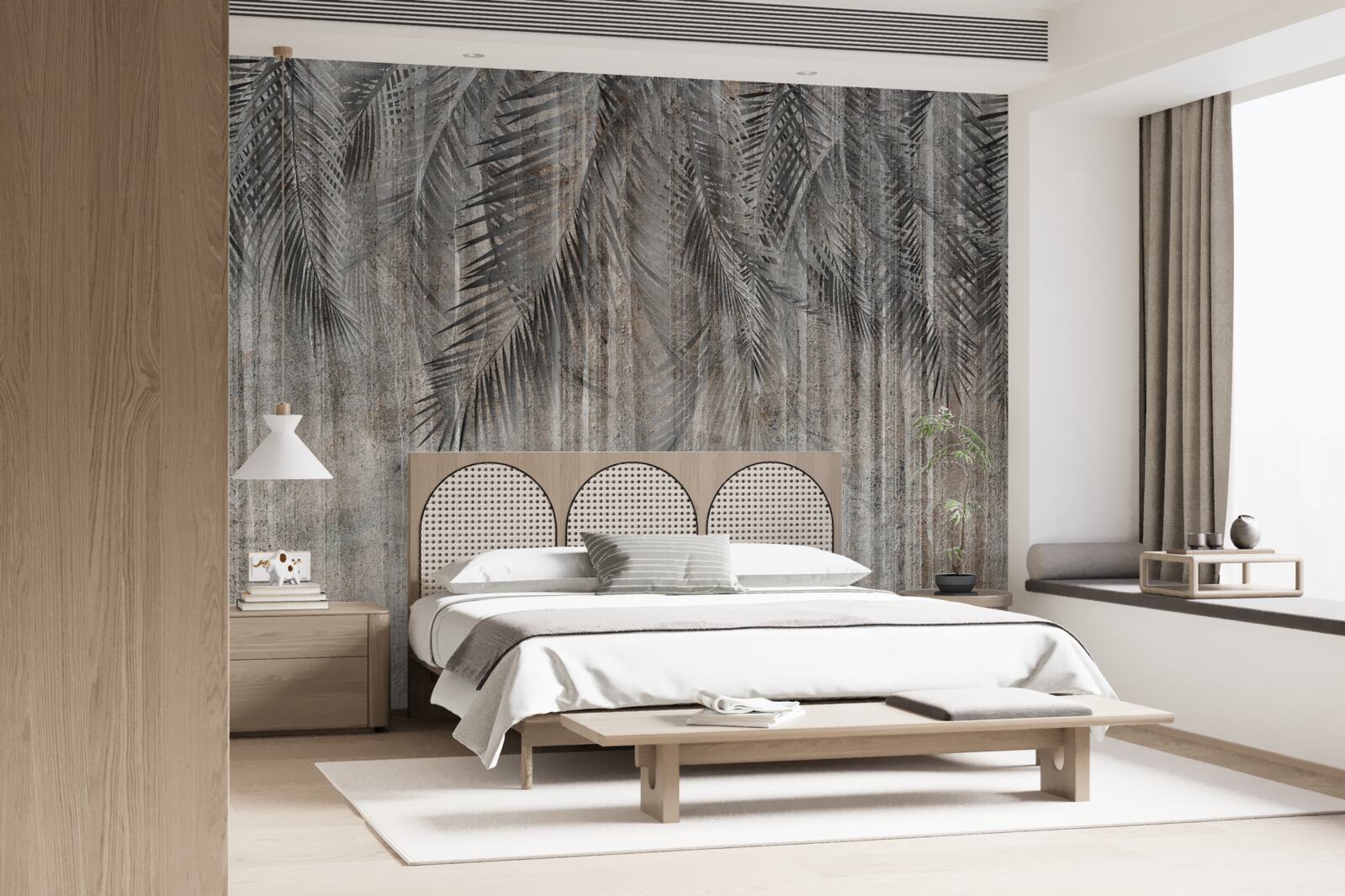 Фотошпалери опадає листя хвойних дерев