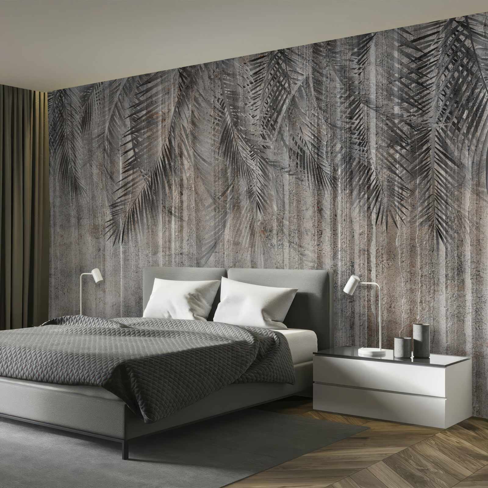 Фотошпалери опадає листя хвойних дерев