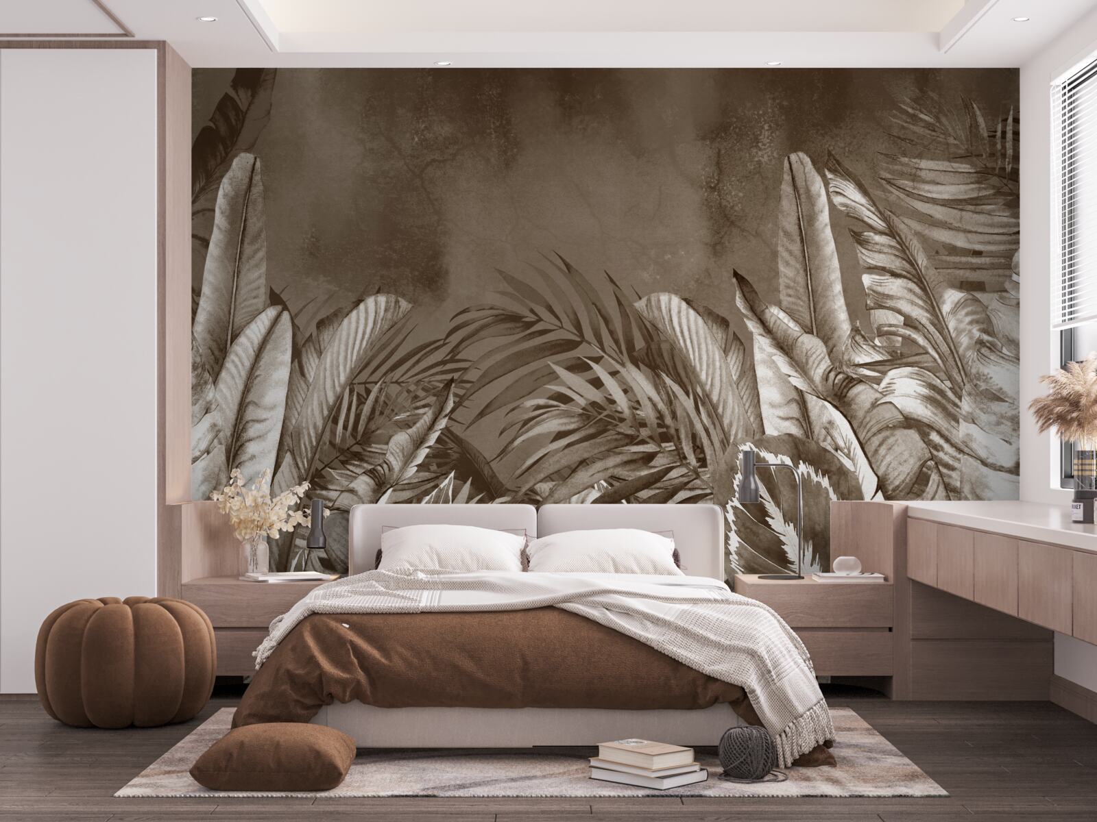 Фотошпалери тропічний ліс в очікуванні дощу