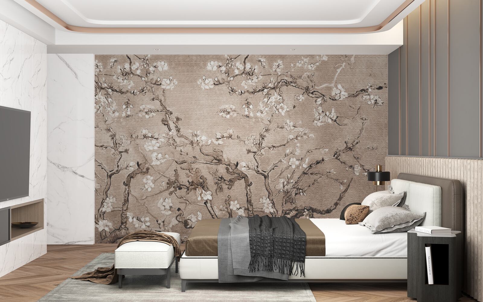 Фотошпалери Цвітіння японської вишні