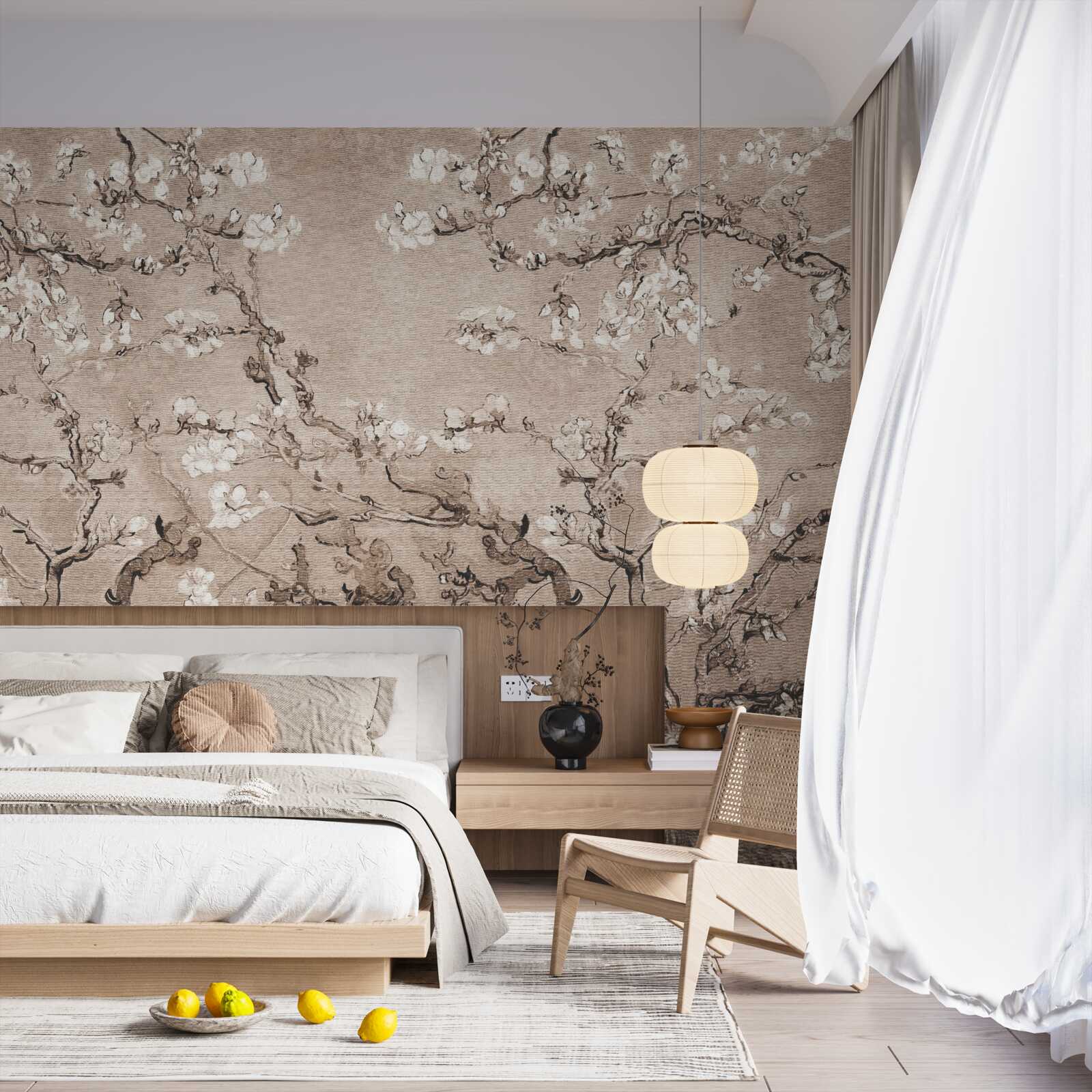 Фотошпалери Цвітіння японської вишні