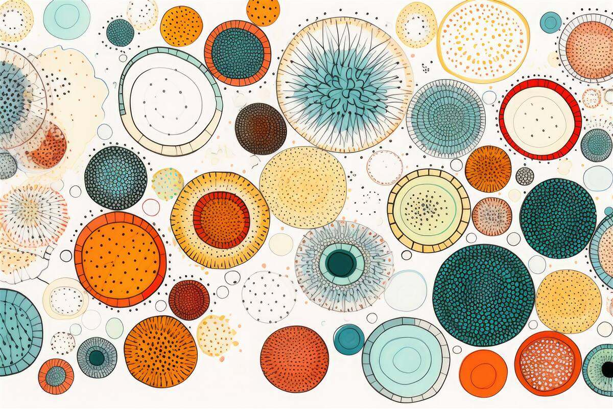 Фотошпалери гуртки та секції абстрактного стилю