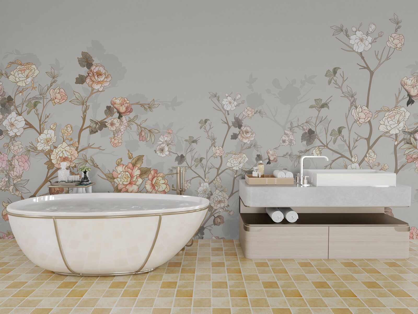 Фотошпалери квітуча сакура