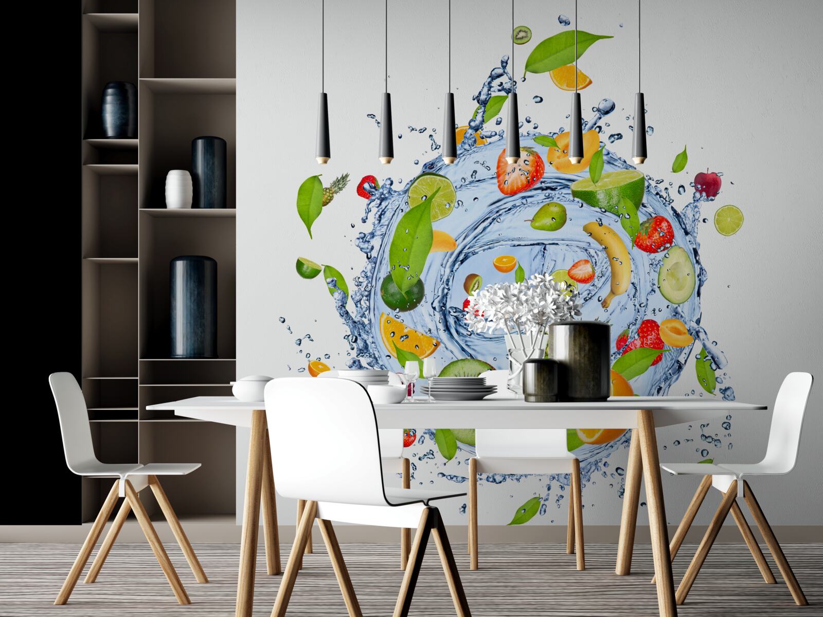 Фотошпалери свіжа фруктова суміш