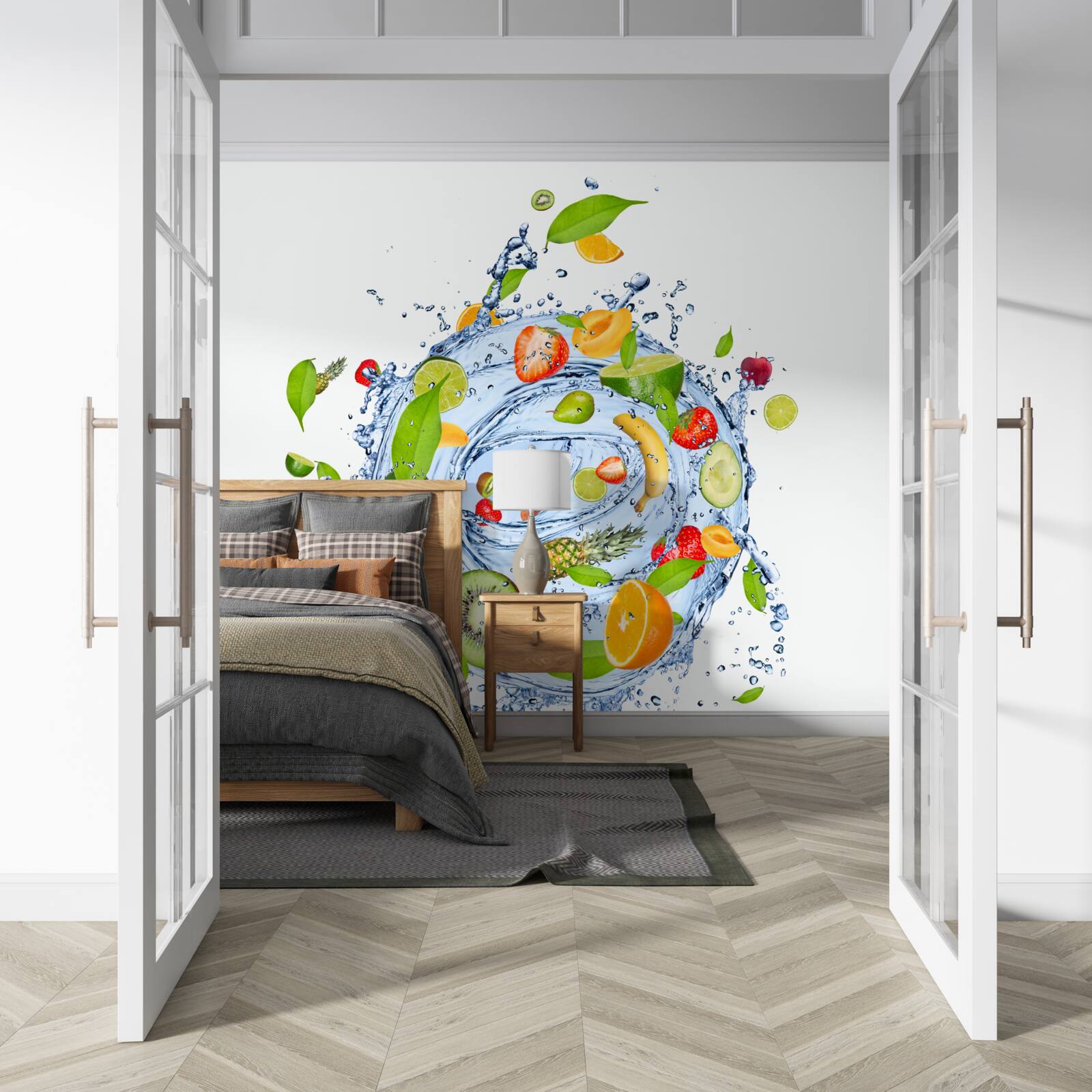 Фотошпалери свіжа фруктова суміш