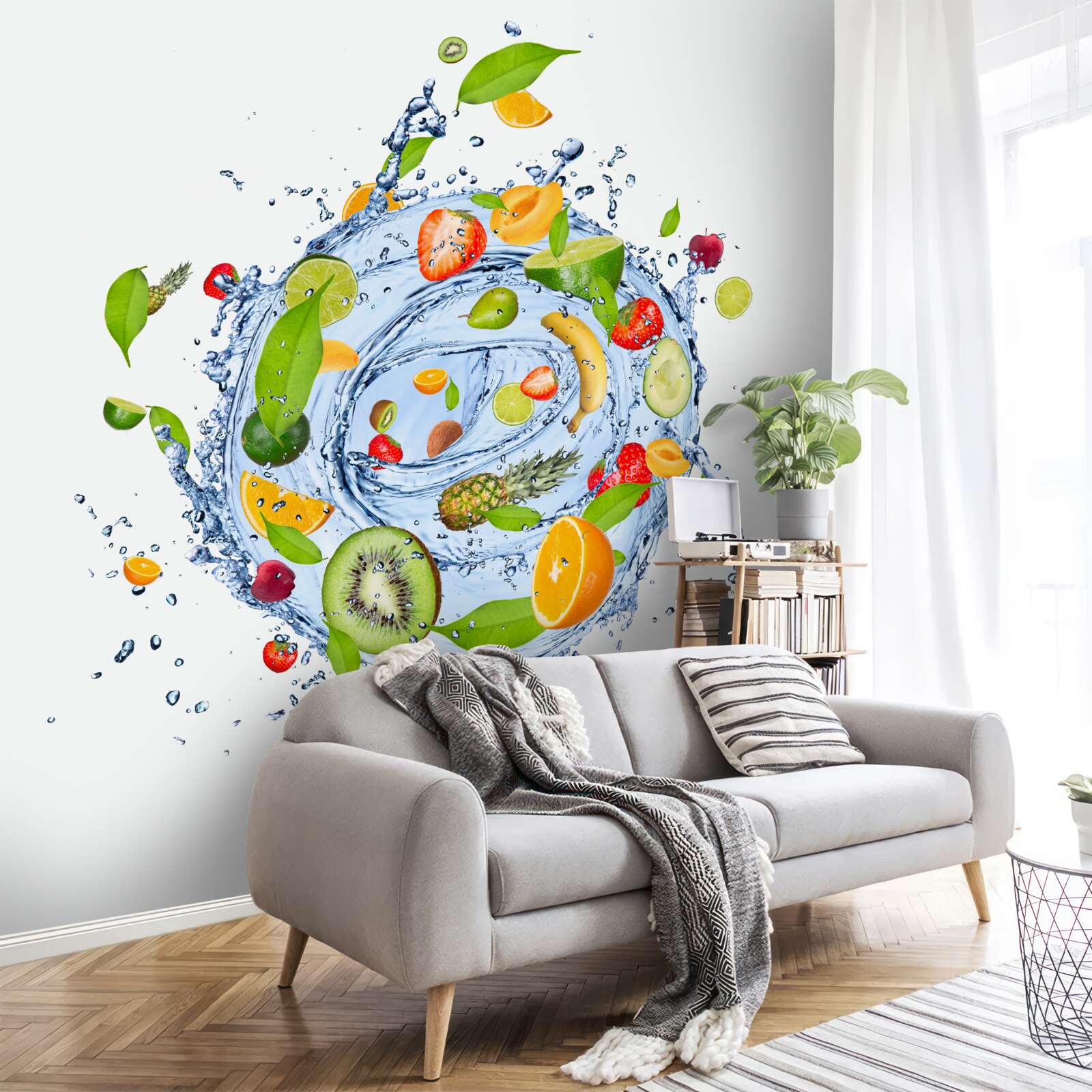 Фотошпалери свіжа фруктова суміш