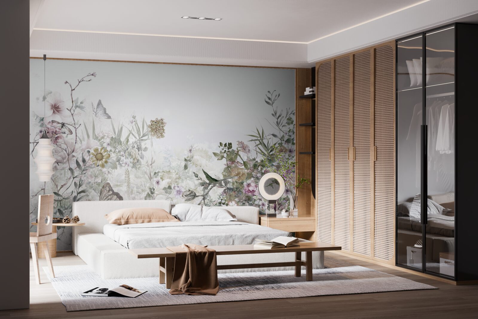 Фотошпалери літній сад біля будинку