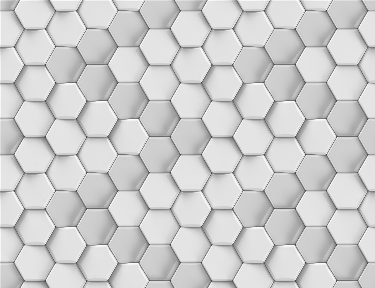 Фотошпалери об'ємні сірі п'ятикутники